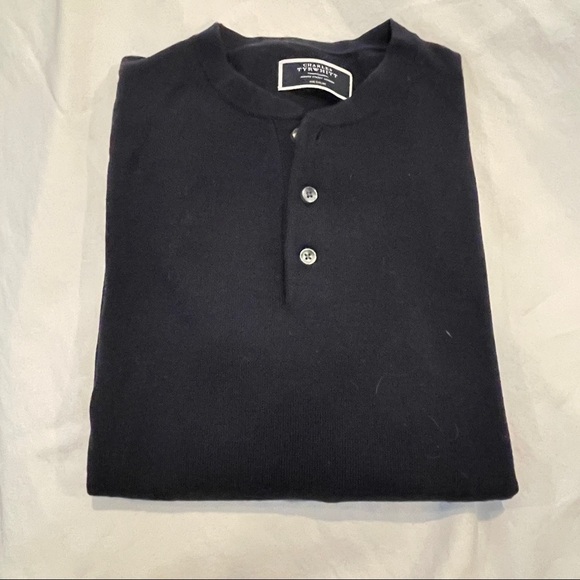 Charles Tyrwhitt Merino Henley - Picture 1 of 4